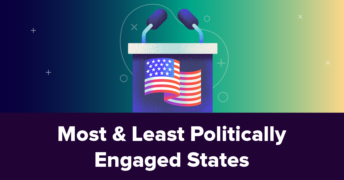 Most & Least Politically Engaged States in 2024